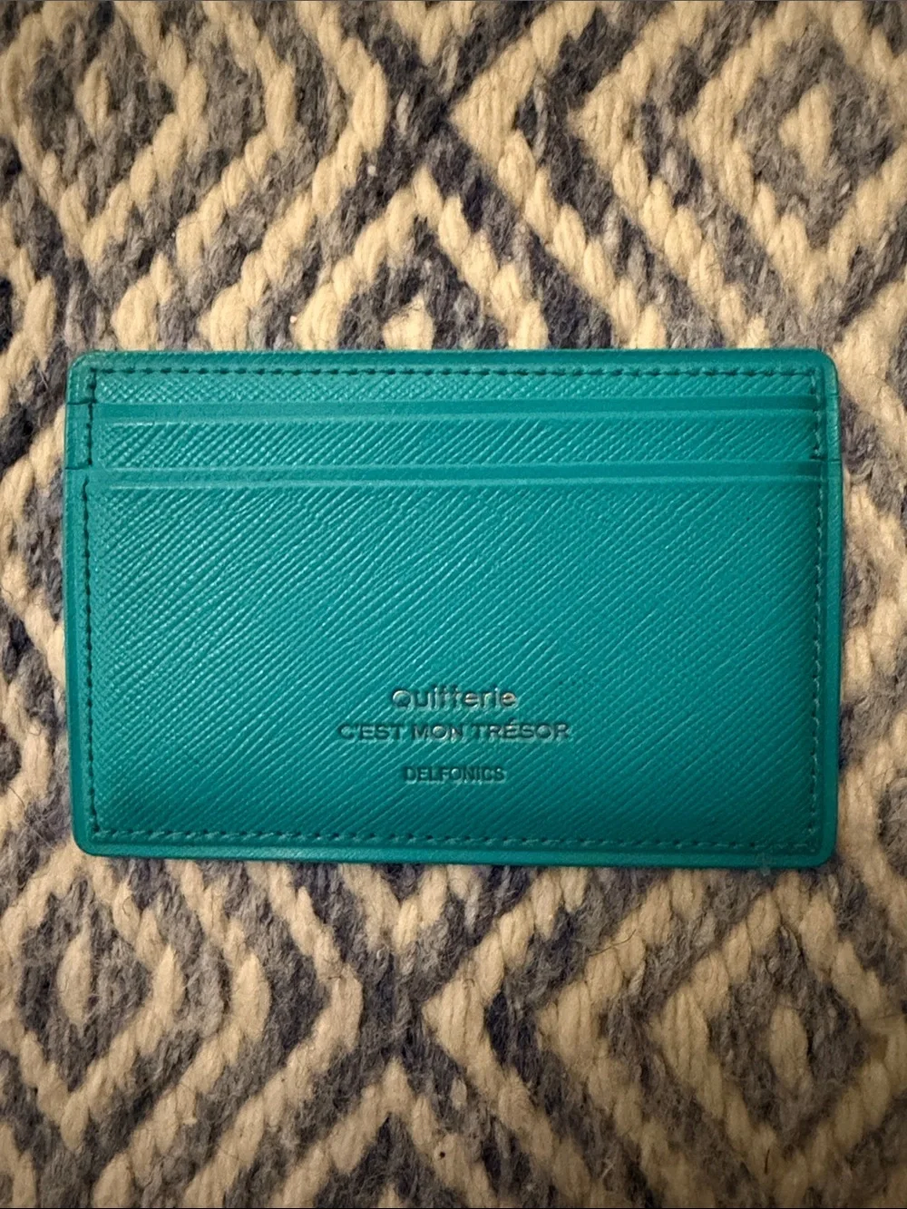 Delfonics Turquoise Card Holder